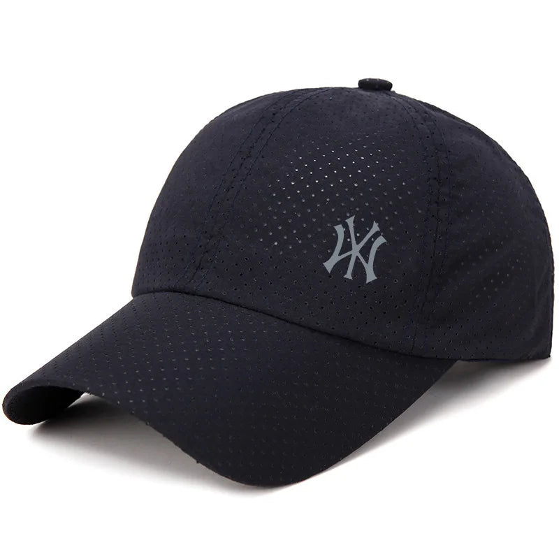 Quick Dry Mesh Baseball Cap Sun Hat Bone Breathable Hats