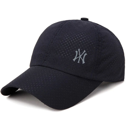 Quick Dry Mesh Baseball Cap Sun Hat Bone Breathable Hats