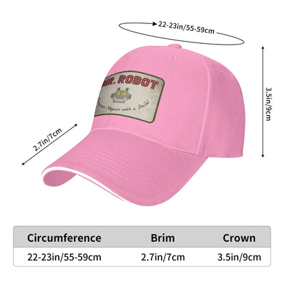 Mr. Robot Computer Repair Smile Baseball Cap