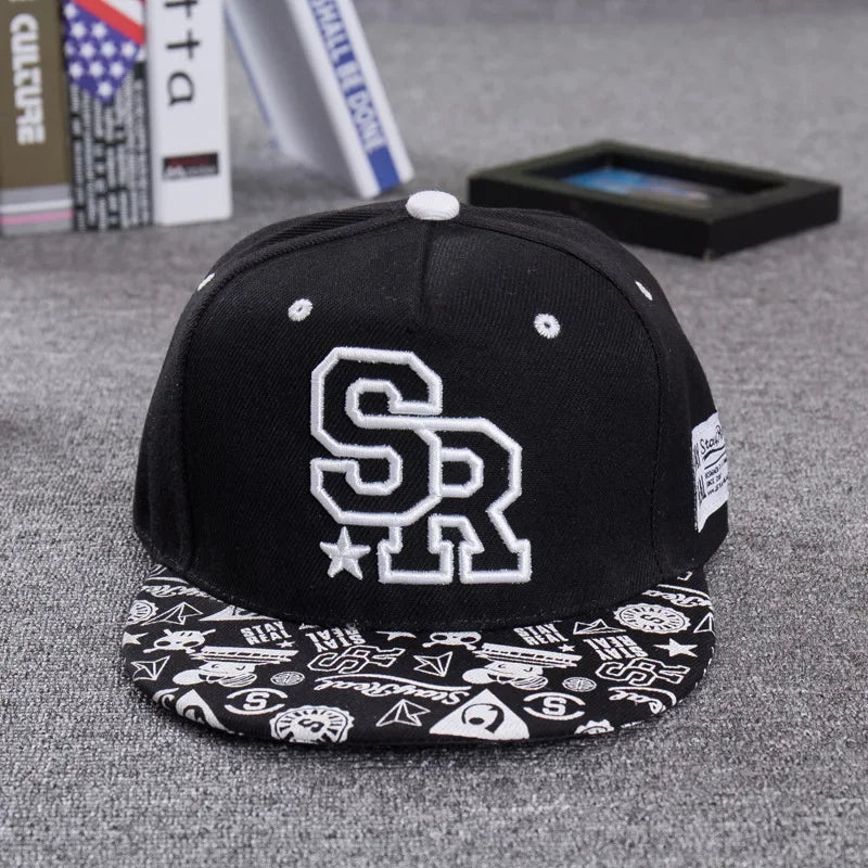 NEW Fashion Embroidery Letter SR Baseball cap Hip Hop