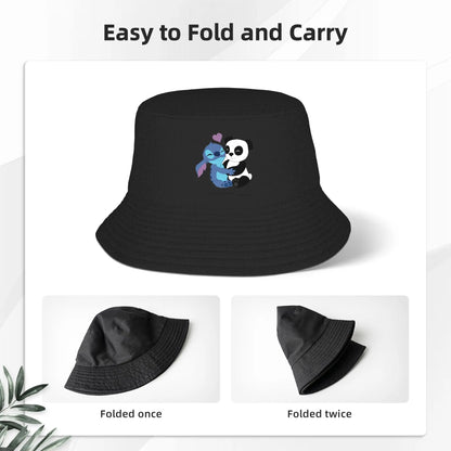Stitch Panda Lilo Stitch Bucket Hats For Men Women