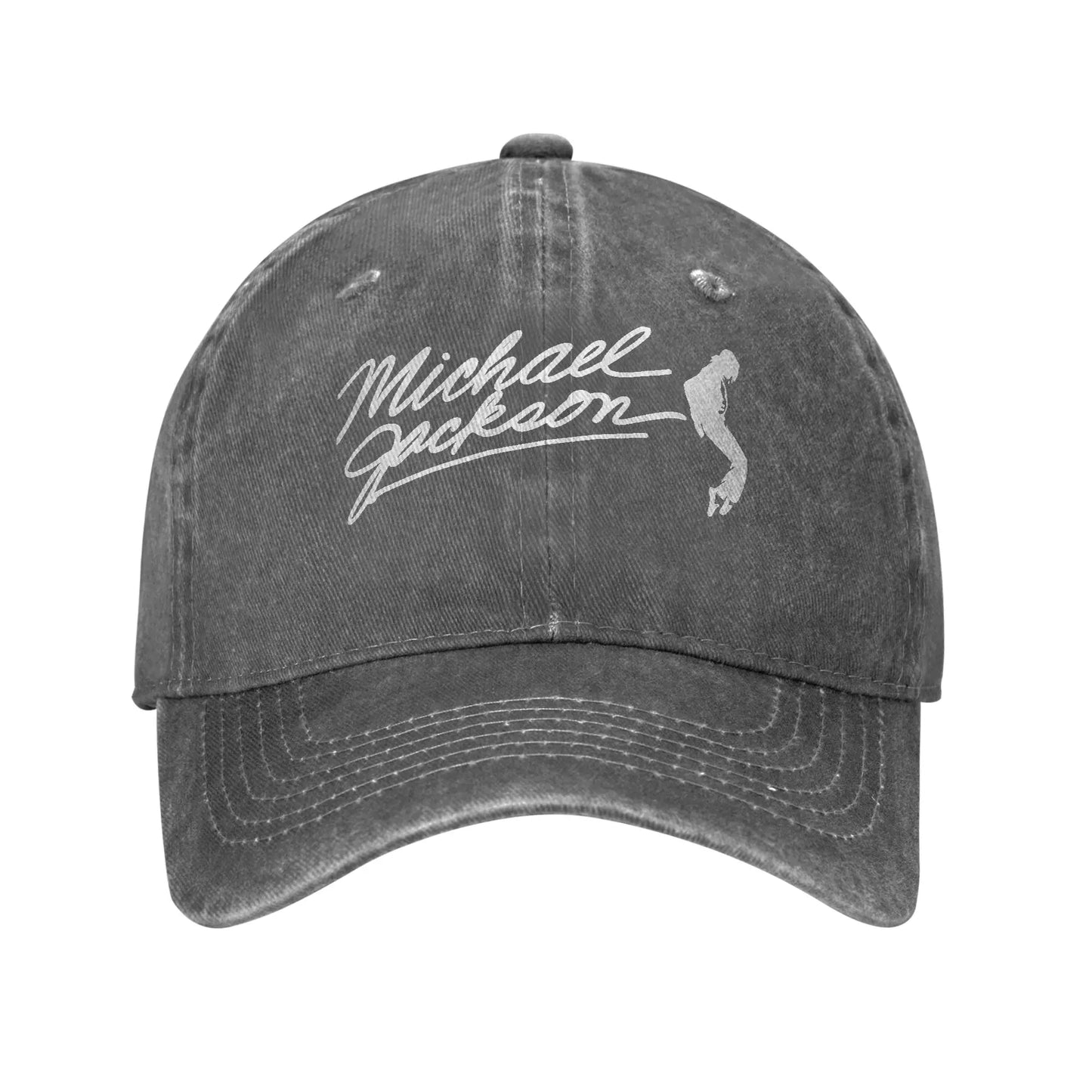 Washed Baseball Cap MJ Bad Album Summer