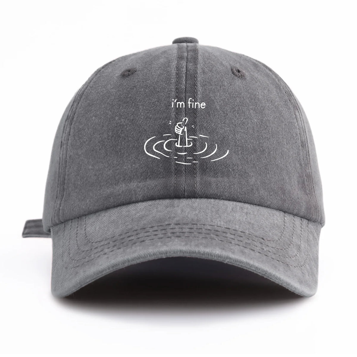 I'm Fine Sinking Hand Baseball Cap