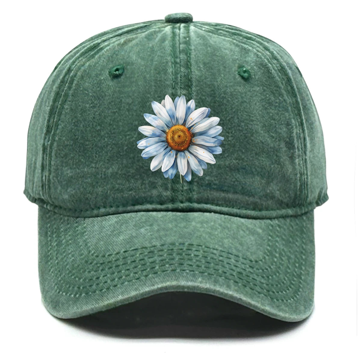Flower Print Snapback Baseball Cap Flower Hat