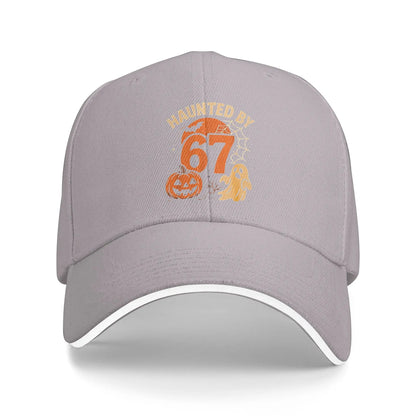 Summer Haunted By 67 Meme Halloween Costume Baseball Cap