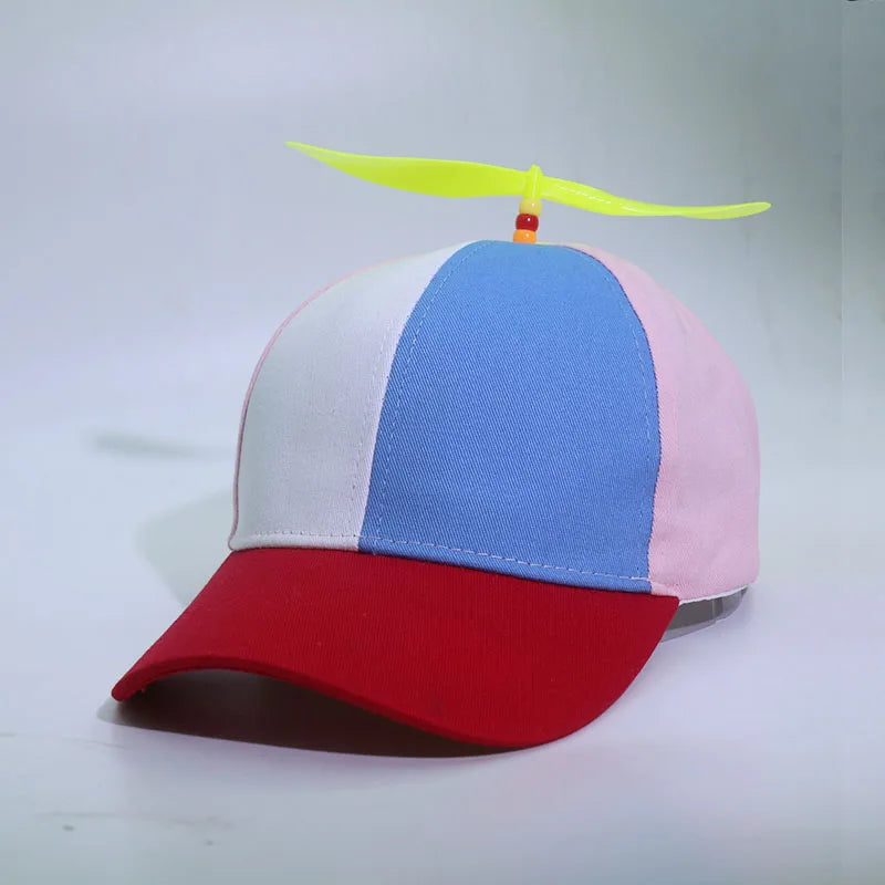Helicopter Propeller Adventure Rainbow Bamboo Dragonfly Baseball Hat