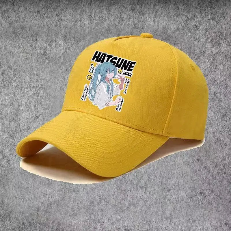 Wandai Hatsune Miku Animation Peripheral Printed Baseball Hat