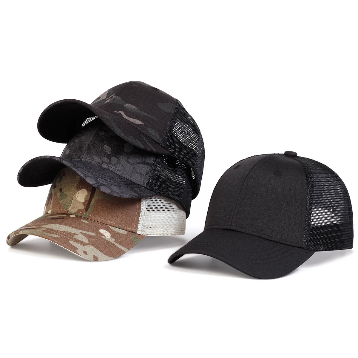 Children Camouflage Print Baseball Caps