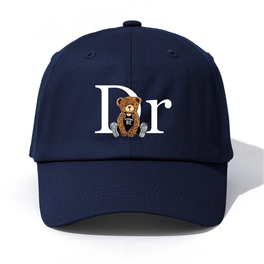 DrBear Print Baseball Cap For Adults