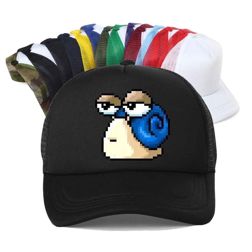 Harajuku MapleStory Kawaii Funny Printed Baseball Cap