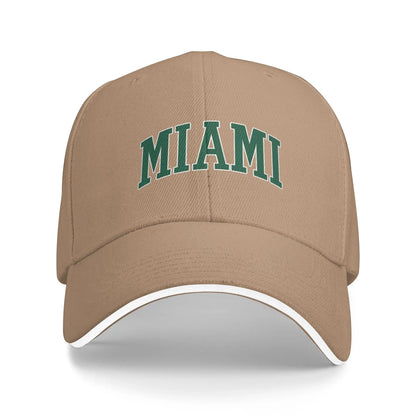 Miami Art Design Baseball Cap Unisex-Teens Design Baseball Caps