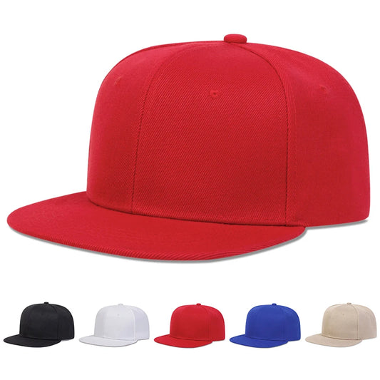 Unisex Light Board Solid Color Hip-hop Hats Snapback Cap Baseball Caps