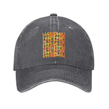 Zooba Battle Arena Denim Cap Casual Baseball Caps