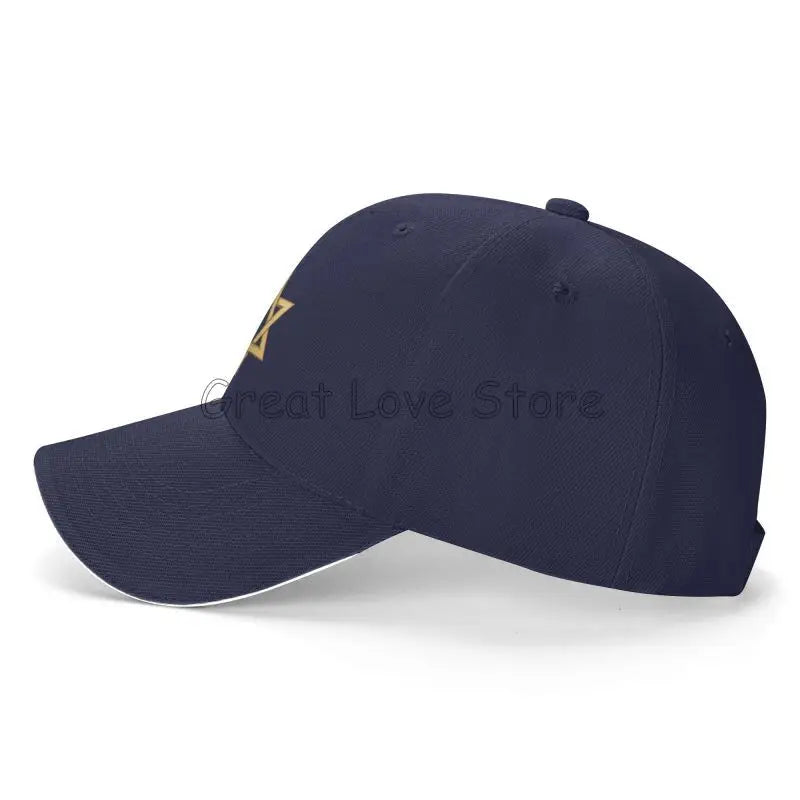 Star of David Baseball Cap Luxury Brand All Seasons Travel