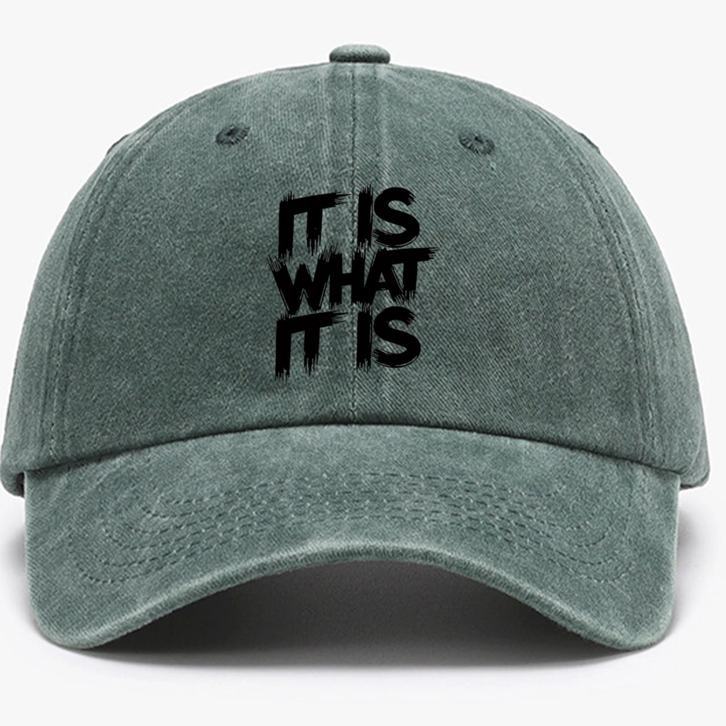 Black Letter Printed Baseball Caps For Men And Women
