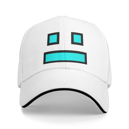 Geometry Gaming Cube Dash Baseball Caps