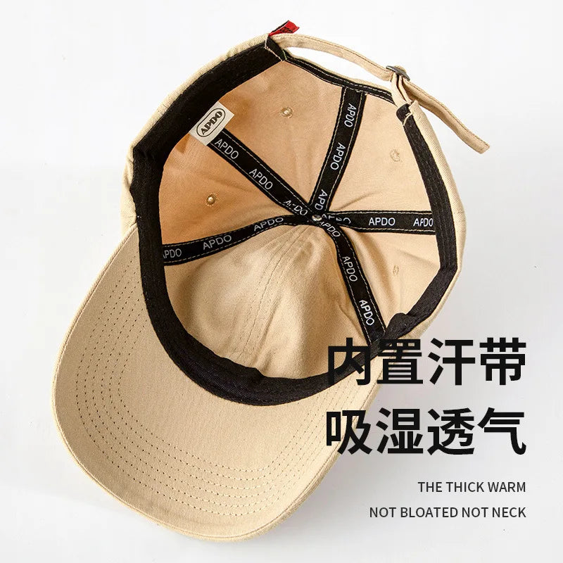 Big Size Soft Top Embroidery Baseball Caps