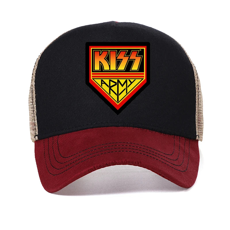 Rock Band Kiss Hat Fashion Cotton Baseball Cap