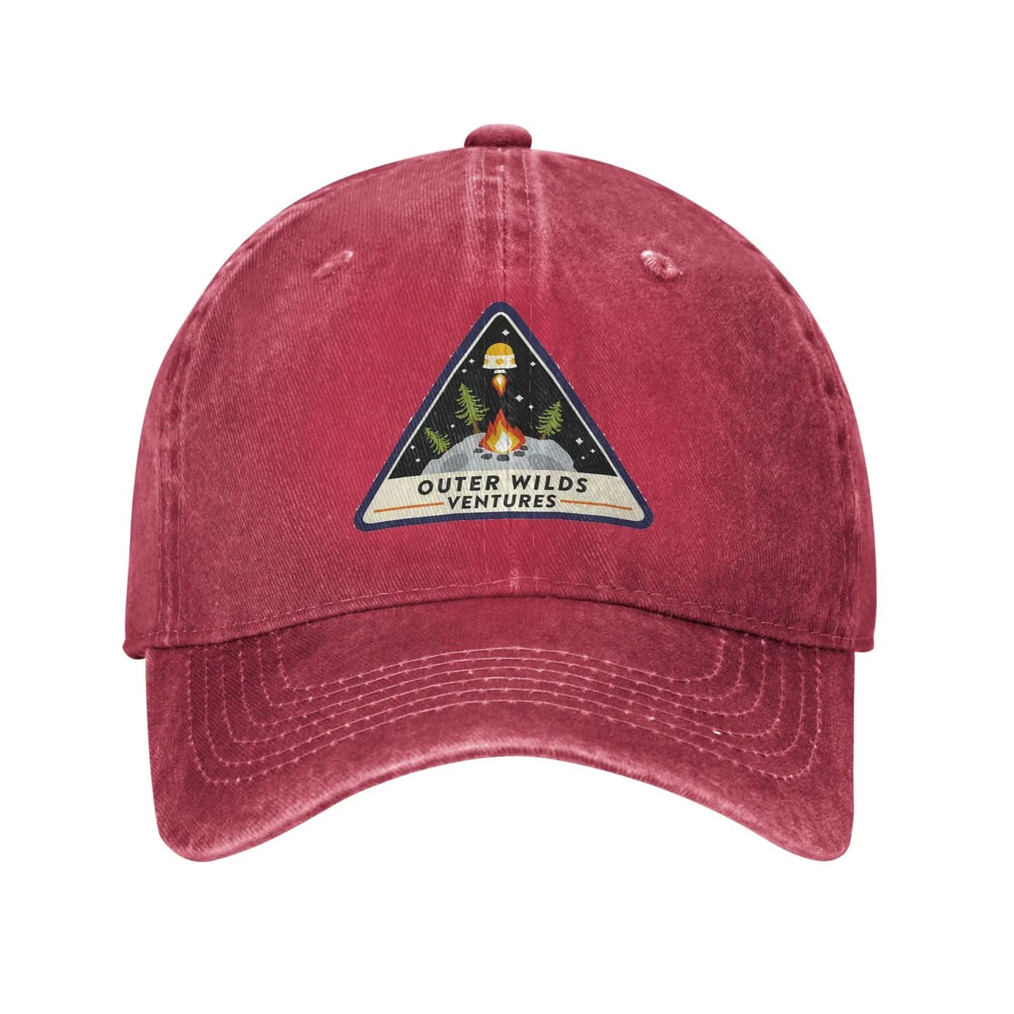 Outer Wilds Ventures Patch Denim Fabric Cap Casual Baseball Caps