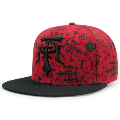 2025 Personalized New Dagger Graffiti Street Pop Hip Hop Hat Outdoor Sports