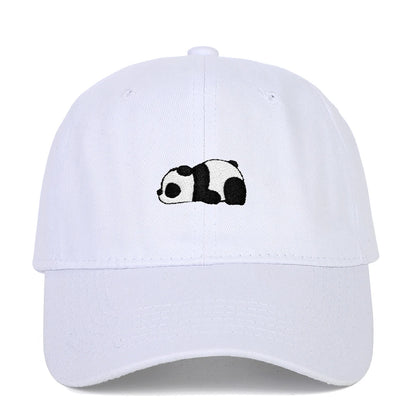 Unisex Panda Embroidery Baseball Caps