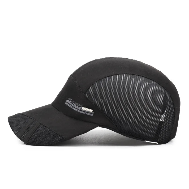 Unisex Outdoor Sports Quick-Dry Mesh Cap Baseball Cap
