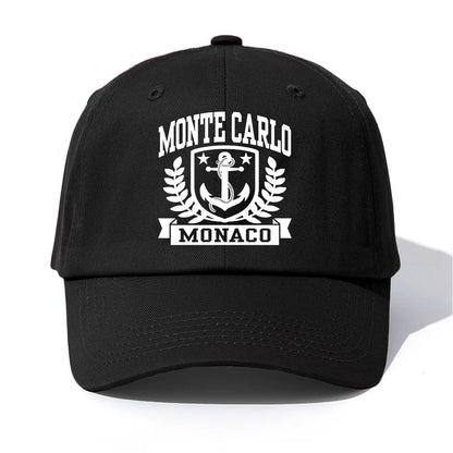 MONTE CARLO Print Baseball Cap For Adults