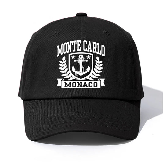 MONTE CARLO Print Baseball Cap For Adults