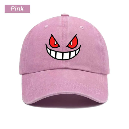 Baseball Cap Ghost Face American Anime Print Graphic