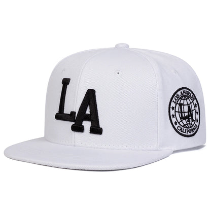Unisex Letter Embroidery Snapback Caps Spring Autumn Outdoor Adjustable Baseball Hats
