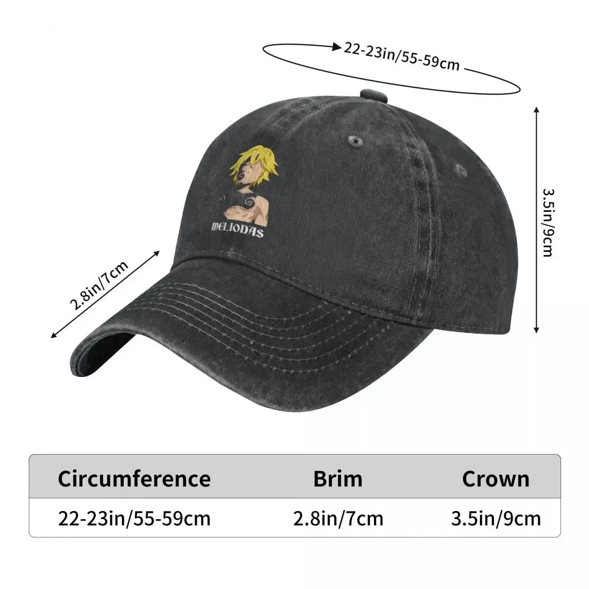 New Meliodas Baseball Cap