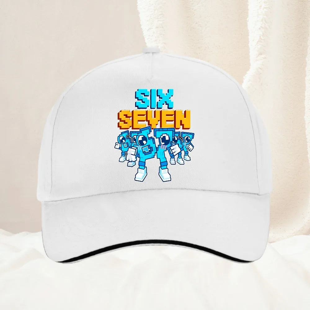 Meme 67 Six Seven 6 7 Italian Brainrot Baseball Cap