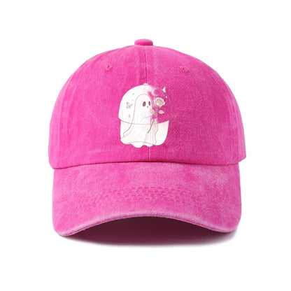 Cute Moon Ghost Graphic Baseball Cap