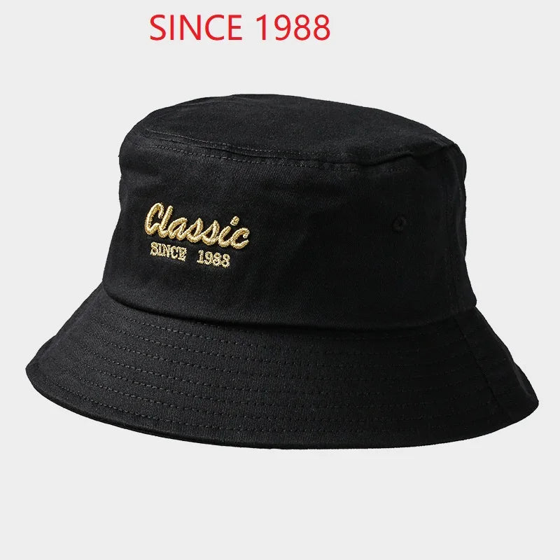 Men Women Big Head Bucket Hats Beach Oversize Sun Cap