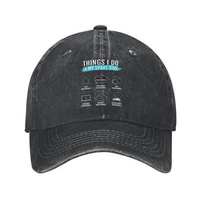 Things I Do in My Spare Time Chicken Lover Baseball Cap
