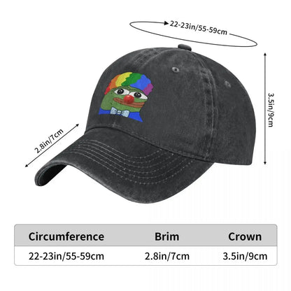 Pepe the Frog Clown Meme Baseball Cap