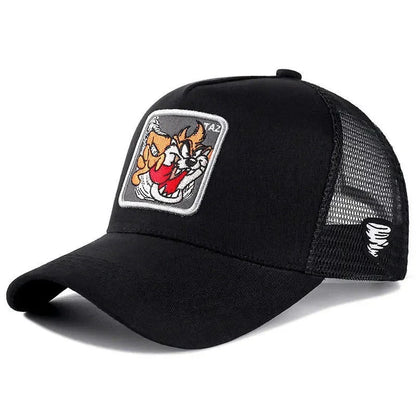 High Quality Brand Anime Cartoon Snapback Cotton Baseball Cap Men Women