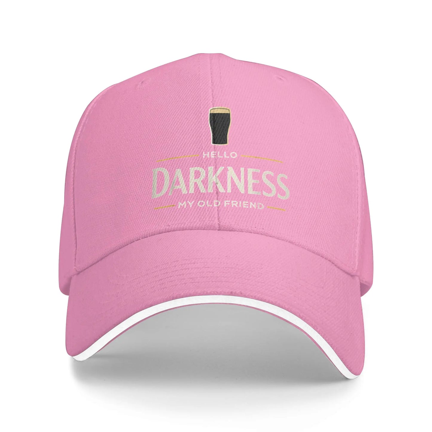 Adult St Paddys Day Hello Darkness My Old Friend Baseball Cap