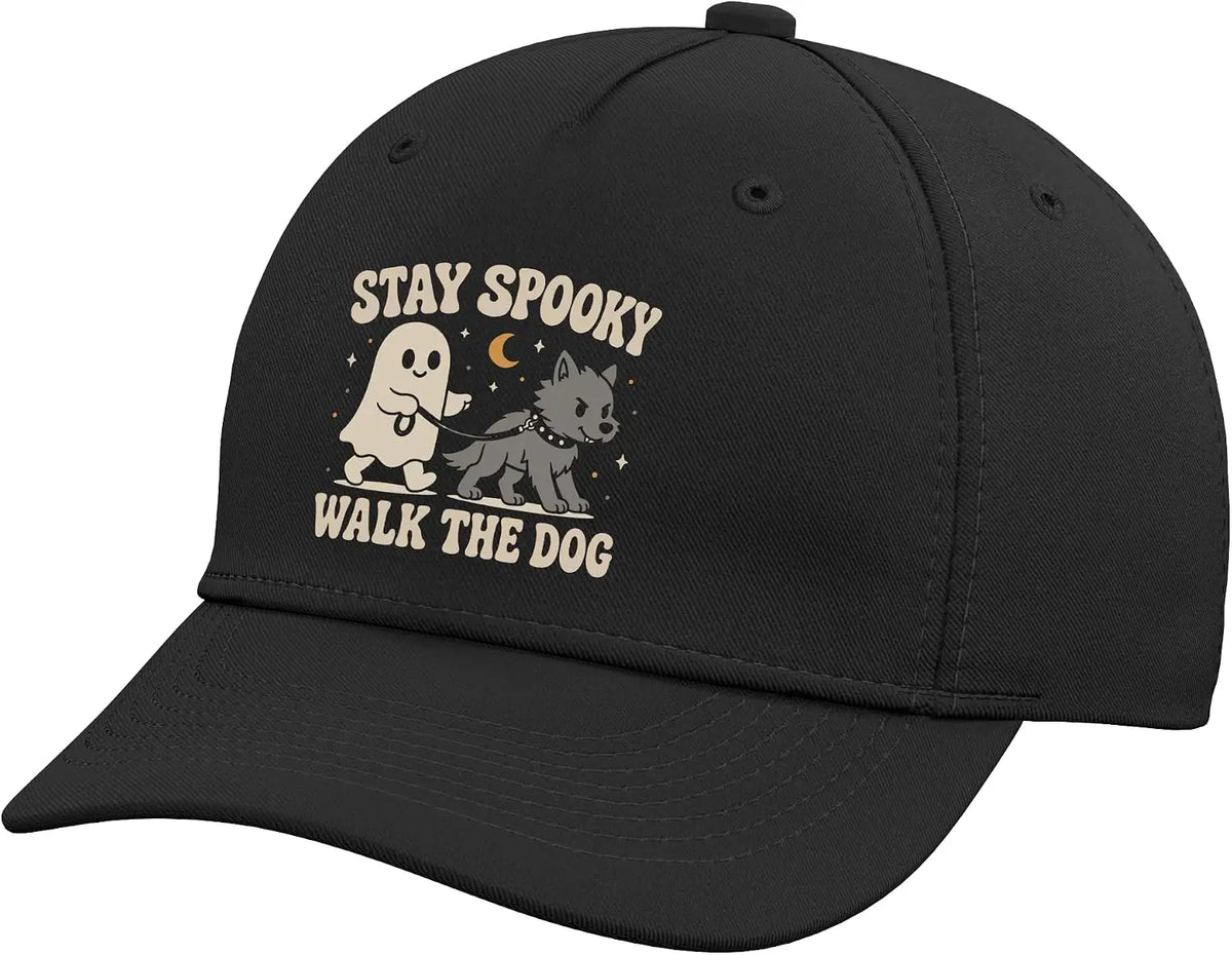 Walk the Dog Ghost & Werewolf Baseball Cap