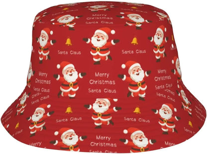 Funny Christmas Hat Happy New Year Bucket Hats