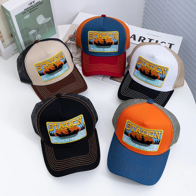 New Style Summer Fishing Cap Breathable Mesh Baseball Hat Men Women