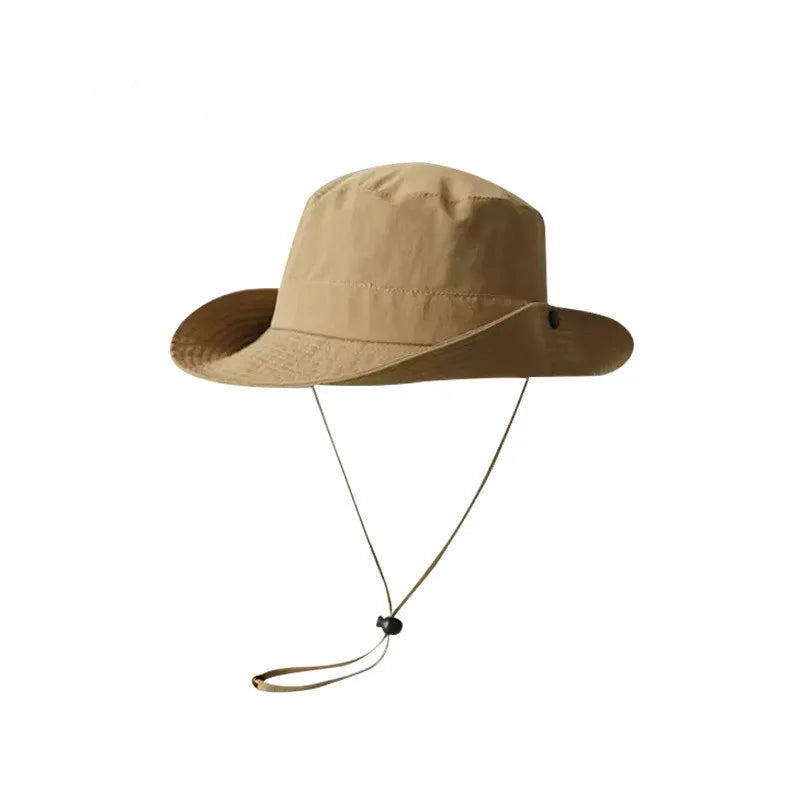 Men Solid Color Quick Drying Bucket Hats