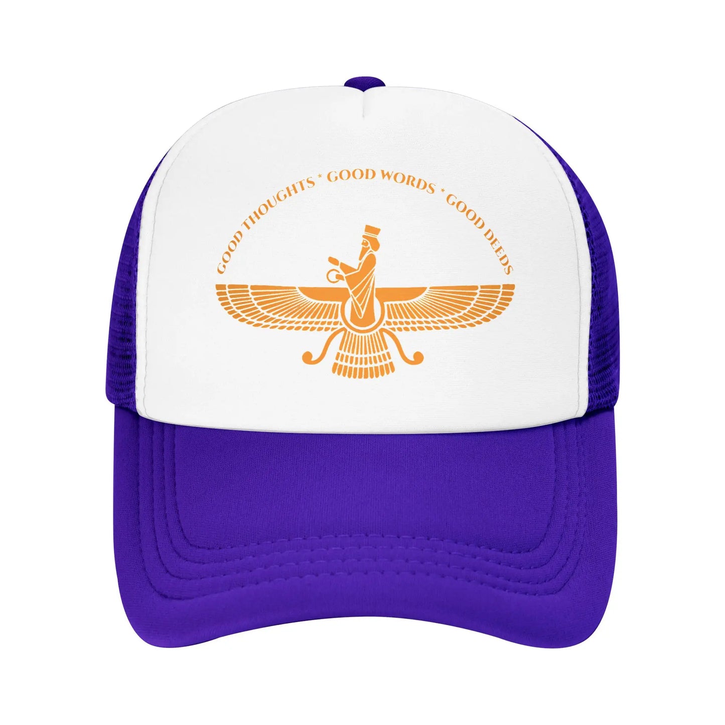 Faravahar Zoroastrian Symbol Good Thoughts Good Words Iran Casual Baseball Cap