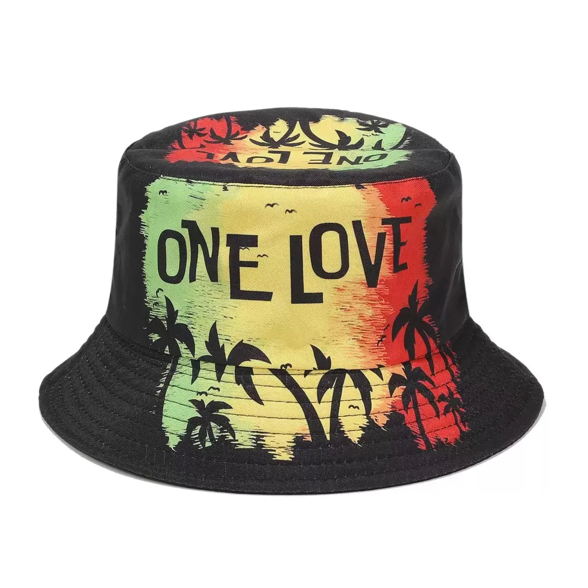 Flag Print Cheer Hat Bucket Hat