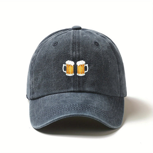 Beer Printed Baseball Cap