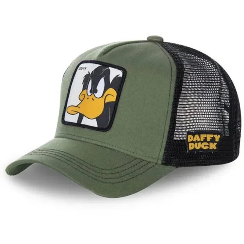 High Quality Brand Anime Cartoon Snapback Cotton Baseball Cap Men Women