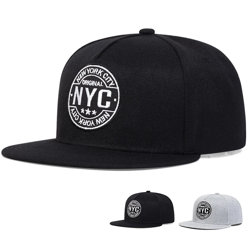 Unisex NEW YORK CITY Letter Embroidery Hip-hop Hats Snapback Hat