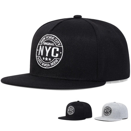 Unisex NEW YORK CITY Letter Embroidery Hip-hop Hats Snapback Hat