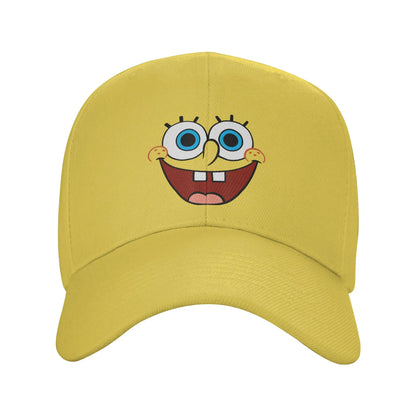 Spongebobs Large Smiling Face Sun Baseball Cap