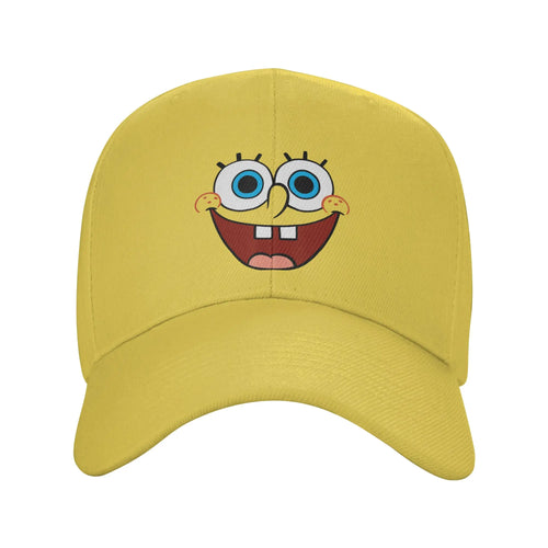 Spongebobs Large Smiling Face Sun Baseball Cap